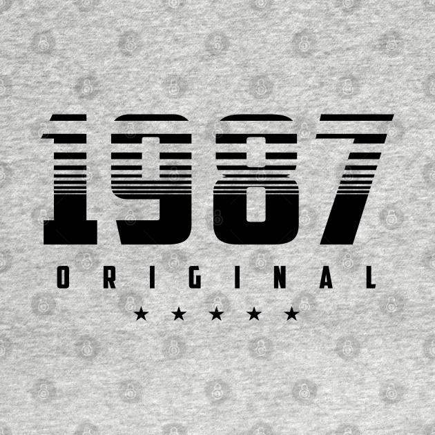 Born in 1987 the Original Born 1987 TShirt TeePublic